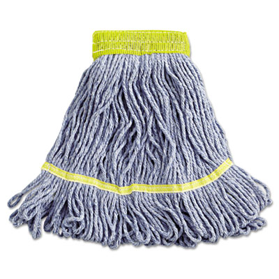 BWK501 Boardwalk Small Size Premium Four-Ply Super Loop Wet Mop Heads - blue